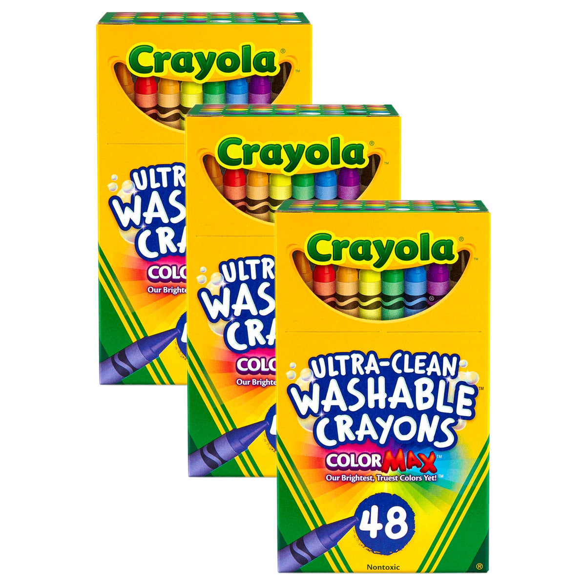 Buy Crayola® Ultra-Clean® Washable Crayons (Box of 64) at S&S Worldwide