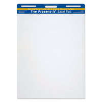 Easel Pad, Self-Adhesive, White, Unruled 25" x 30", 25 Sheets, Pack of 2