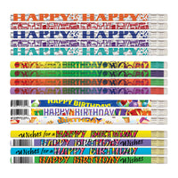 Teacher Birthday Pencils Assortment, Pack of 144