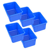 Small Cubby Bin, Blue, Pack of 5