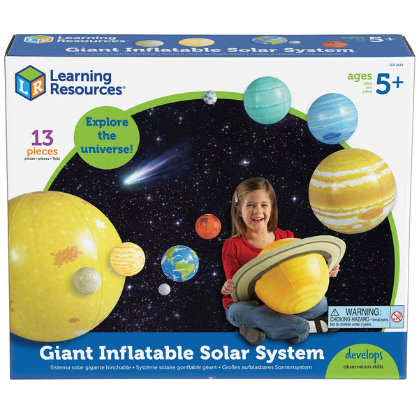 Cute Solar System Bouncy Ball Toy Set - Educational Learning Toy - Outer Space Planets