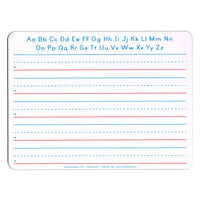 Handwriting Whiteboard, 2-Sided, Ruled-Plain, 1" x 1-2" x 1-2" Ruled, 9" x 12", 10 Boards