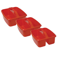 Large Utility Caddy, Red, Pack of 3