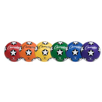 Rubber Cover Soccer Ball Set, Size 5, Set of 6