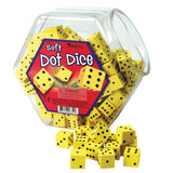 Soft Foam Dot Dice, 200 Count