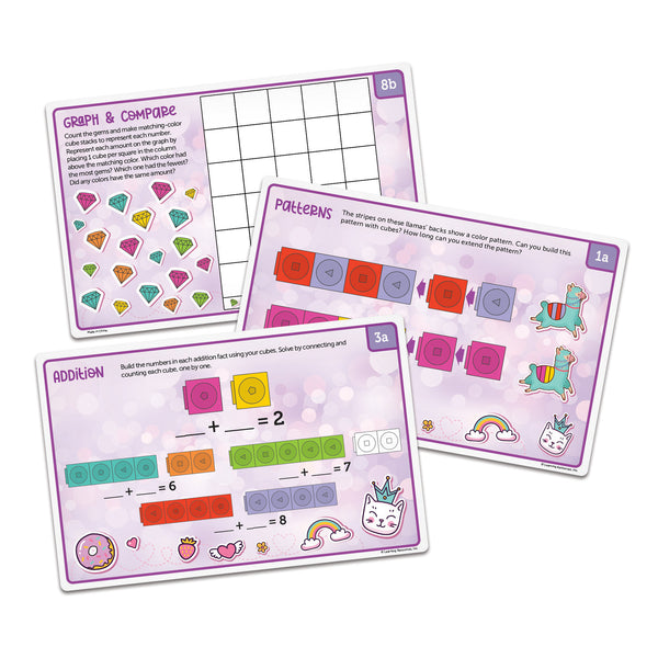 Learning Resources Mathlink Cubes Kindergarten Math Activity Set: Sea  Adventures!