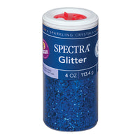 Glitter, Blue, 4 oz. Per Jar, 6 Jars