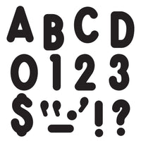 Black 7" Billboard Uppercase Ready Letters®, 3 Packs